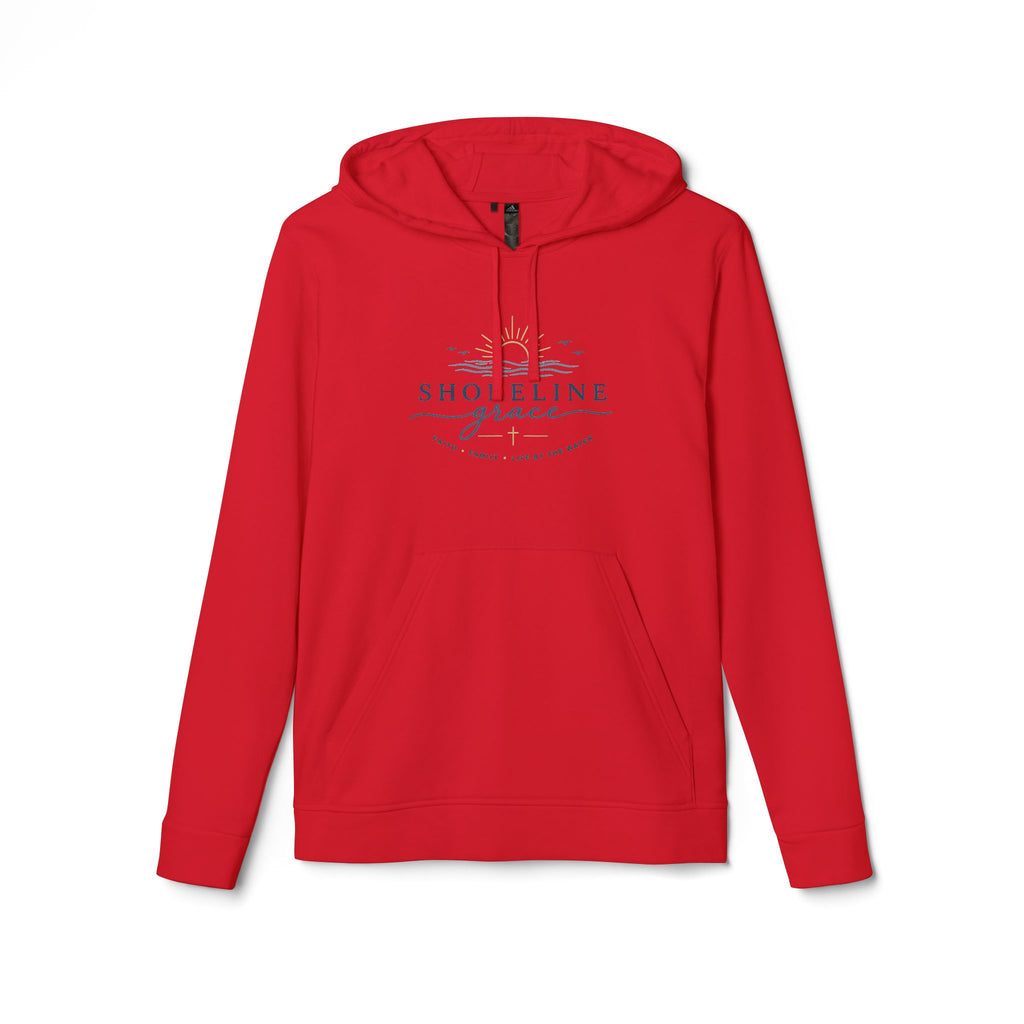 Shoreline Vibes Hoodie - 'Shoreline Grace' Coastal Sunset Pullover