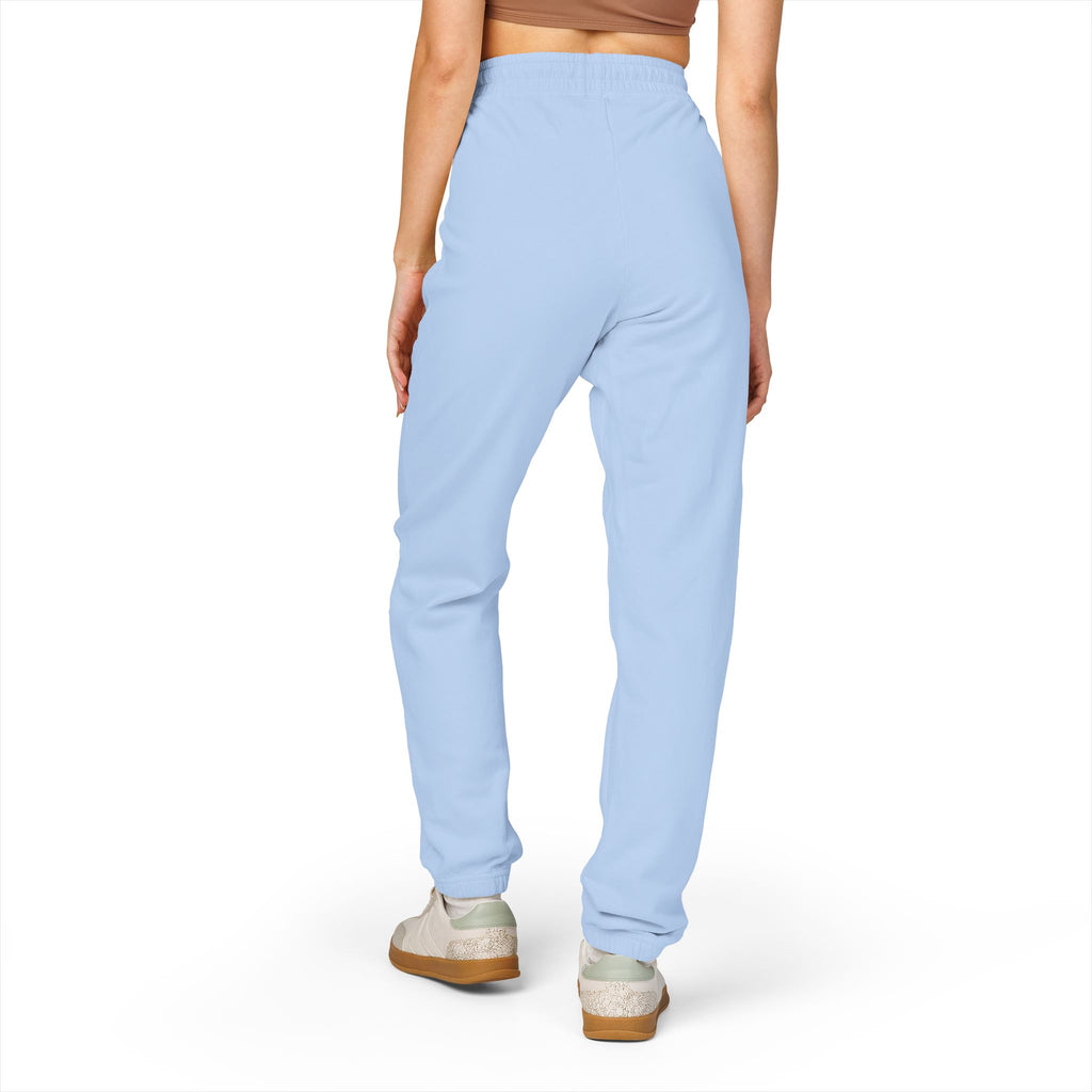 Fleece Sweatpants — Minimal Mountain Logo Joggers