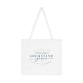 Shoreline Grace Canvas Tote — Coastal Sun & Waves Shoulder Bag