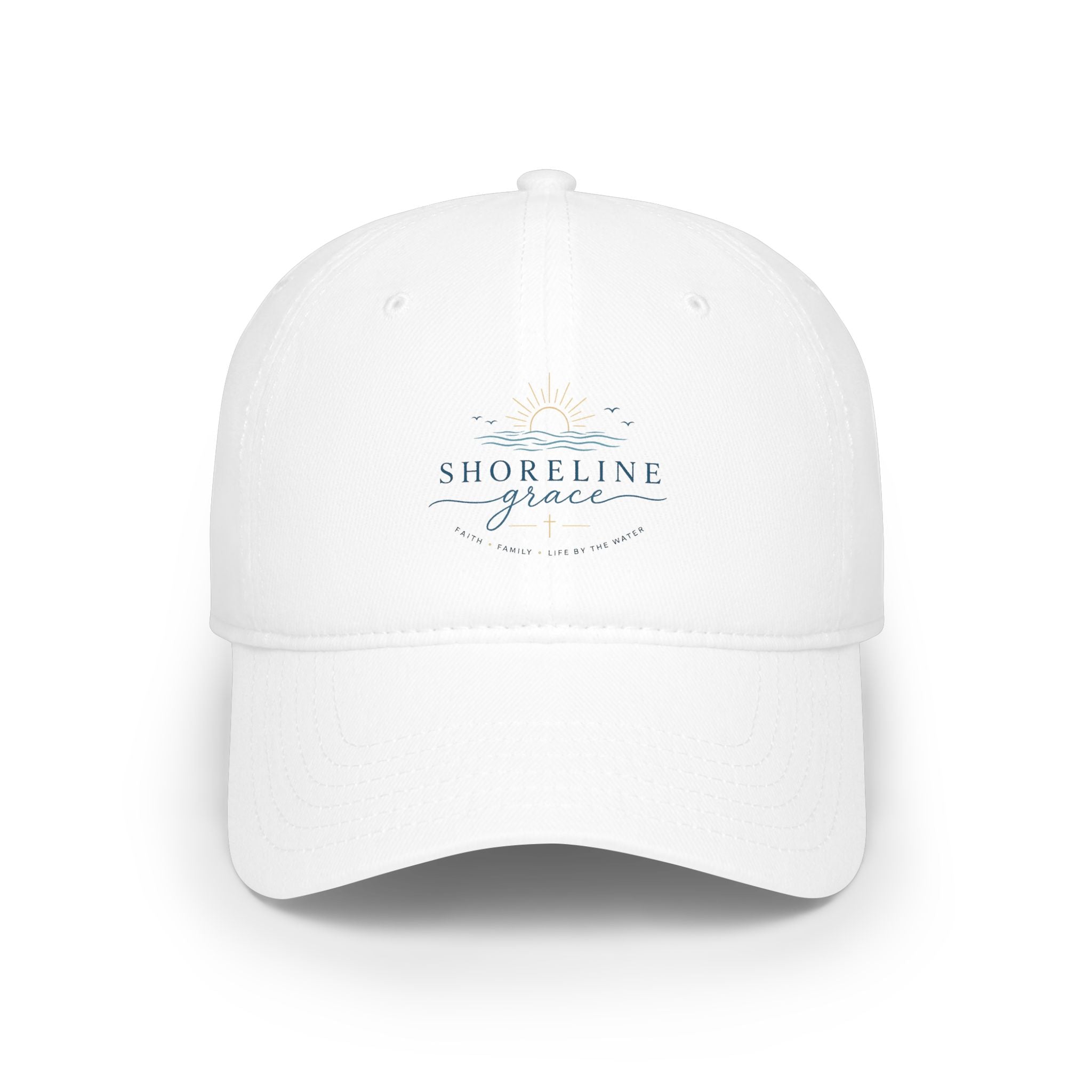 Shoreline Grace Embroidered Low Profile Baseball Cap