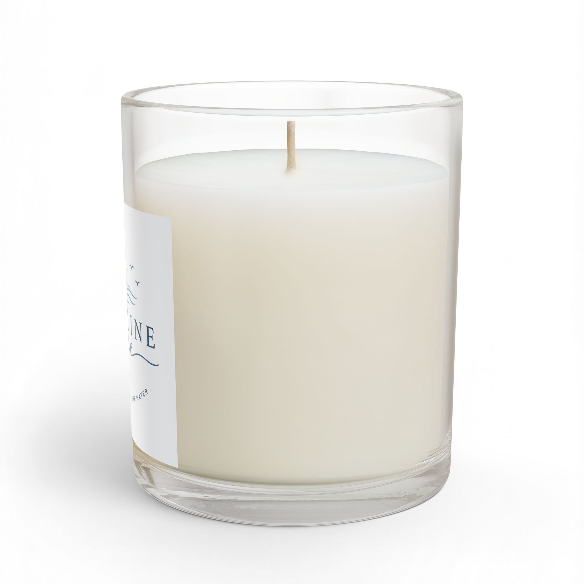 Shoreline Grace Glass Candle — Coastal Sun & Waves 11oz
