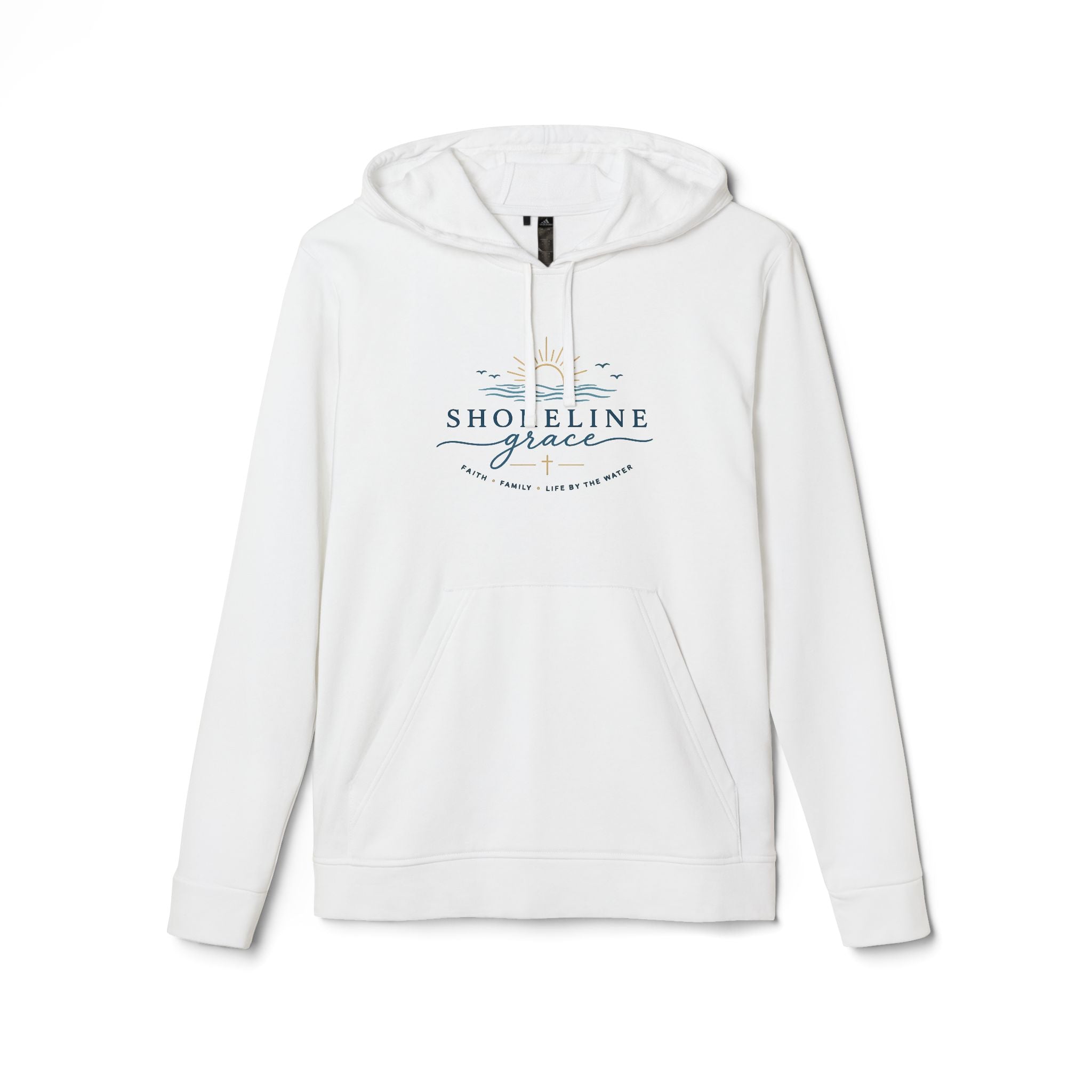 Shoreline Vibes Hoodie - 'Shoreline Grace' Coastal Sunset Pullover