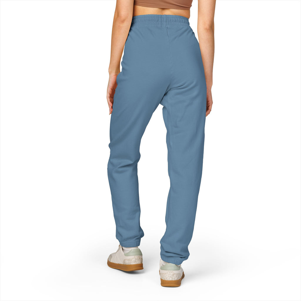 Fleece Sweatpants — Minimal Mountain Logo Joggers