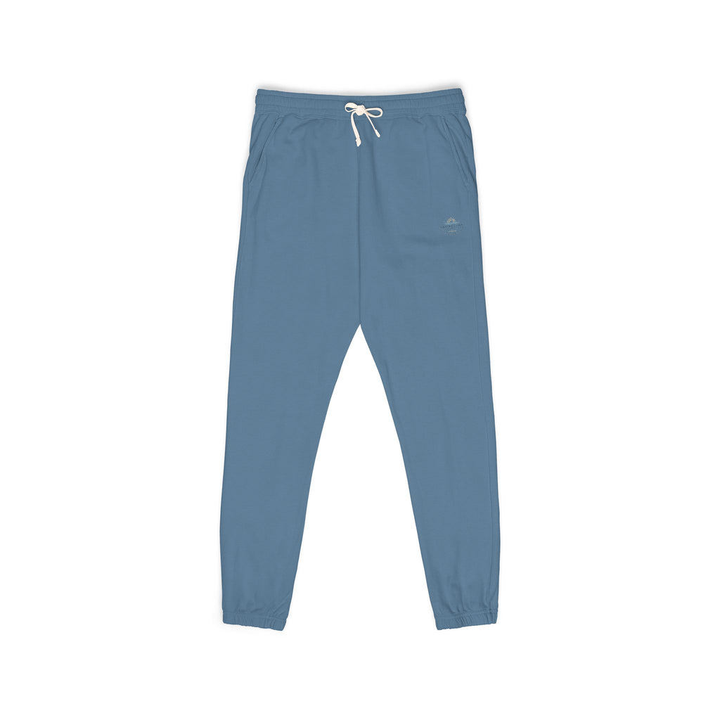 Fleece Sweatpants — Minimal Mountain Logo Joggers