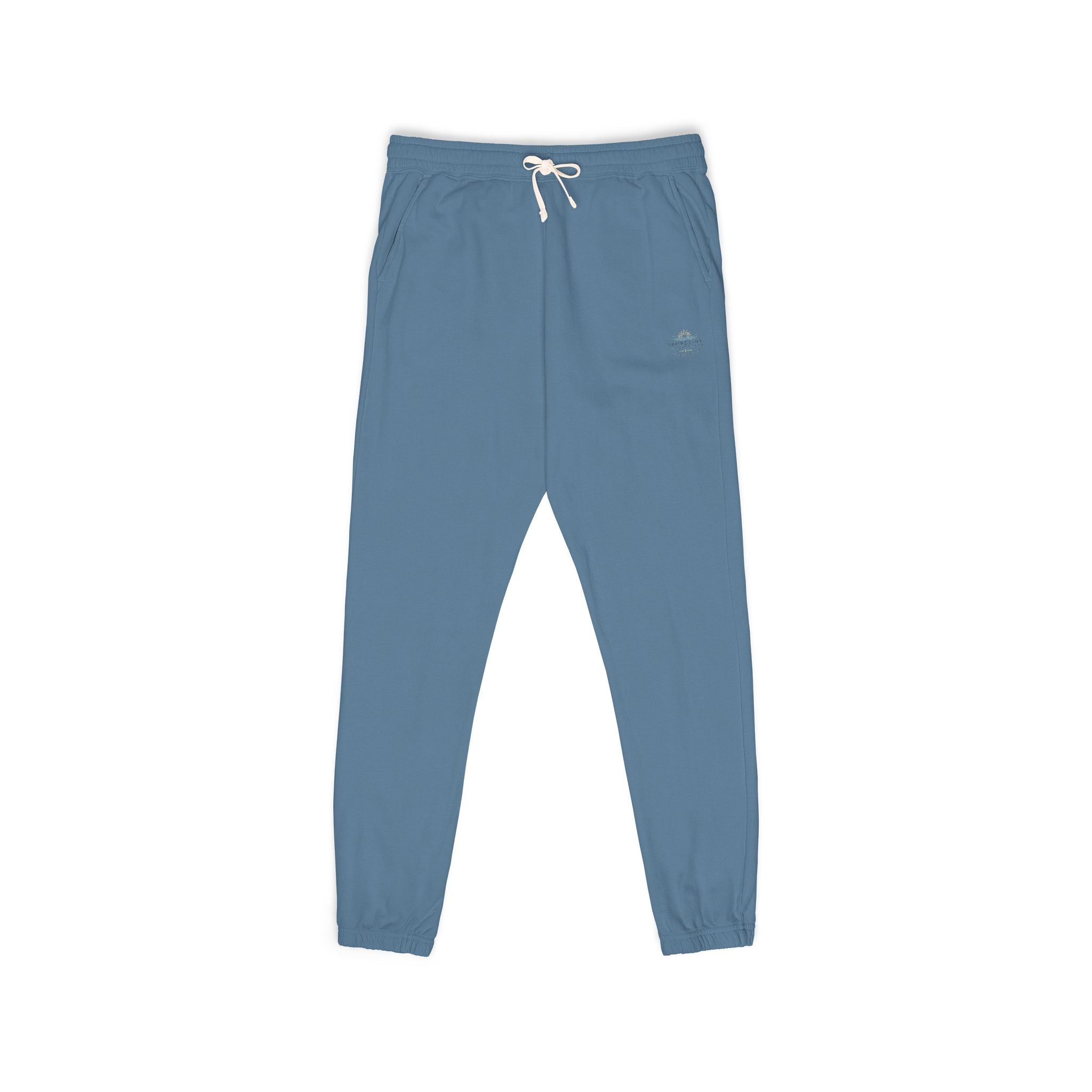 Fleece Sweatpants — Minimal Mountain Logo Joggers